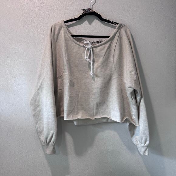 NWOT Free People Movement For The Win Sweatshirt Small (oversized) - Picture 3 of 9
